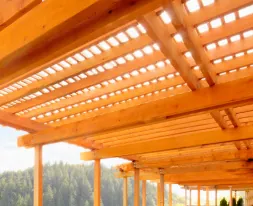 Comercial Marel pérgola de madera 